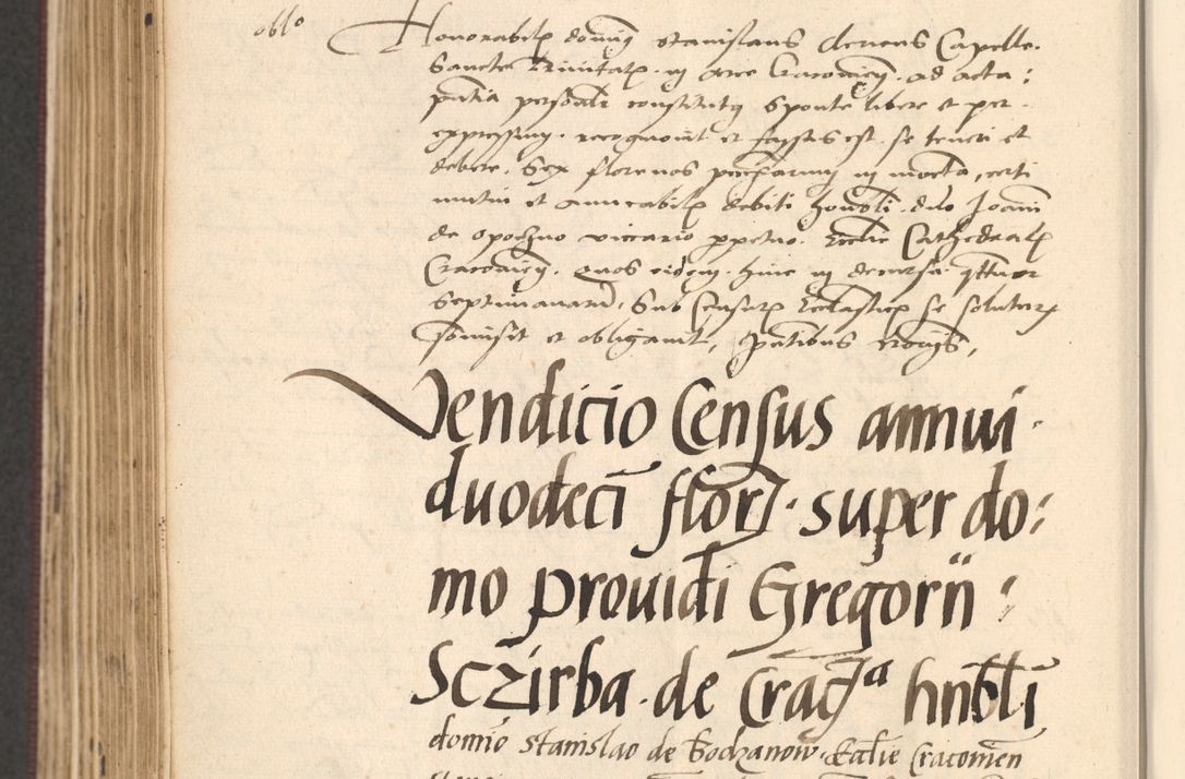 Zdjęcie nr 532 dla obiektu archiwalnego: Acta actorum, obligacionum sententiarumque tam interlocutoriarum quam diffinitivarum coram reverendo domino Thoma Roschnowsky canonico et officiali Cracoviensi generali ad annum Domini 1534, indicione septima, pontificatus sanctissimi in Christo patris domini et domini Clementis pape septimi, anno ipsius undecimo vel alias, ut dicitur vacante sede apostolica feliciter continuantur