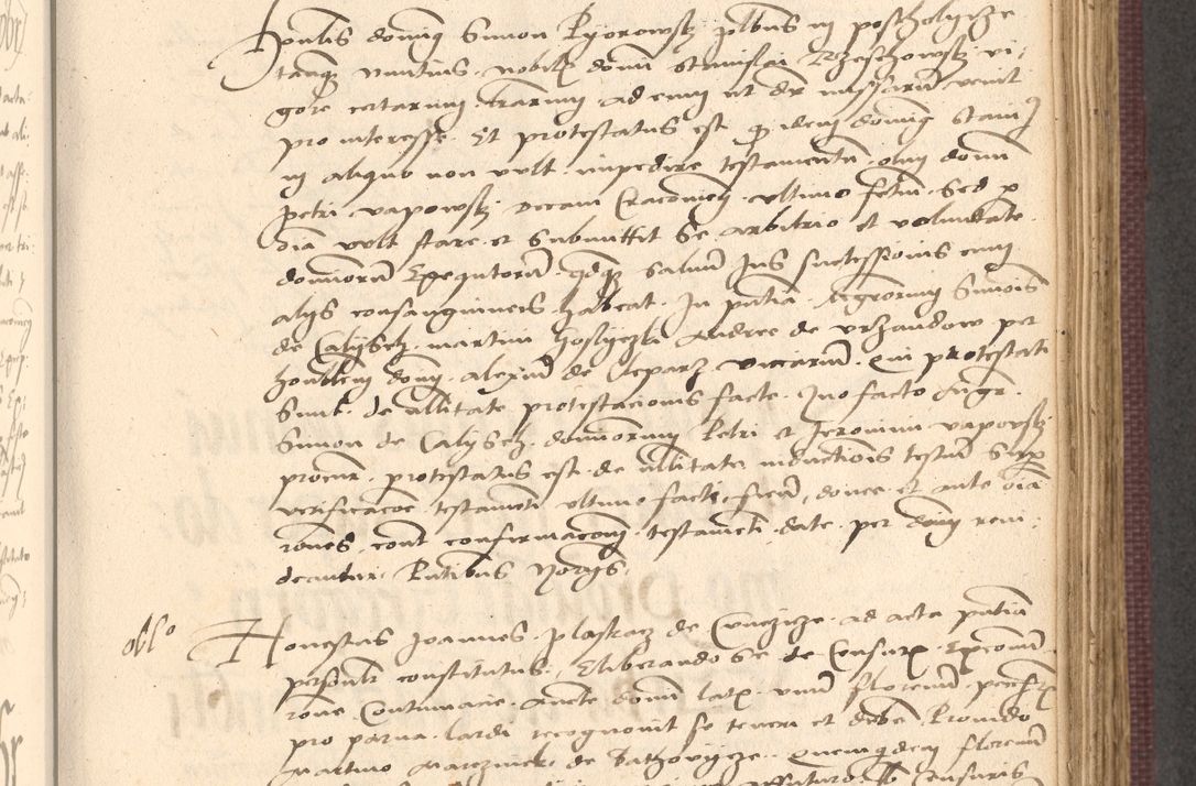 Zdjęcie nr 531 dla obiektu archiwalnego: Acta actorum, obligacionum sententiarumque tam interlocutoriarum quam diffinitivarum coram reverendo domino Thoma Roschnowsky canonico et officiali Cracoviensi generali ad annum Domini 1534, indicione septima, pontificatus sanctissimi in Christo patris domini et domini Clementis pape septimi, anno ipsius undecimo vel alias, ut dicitur vacante sede apostolica feliciter continuantur