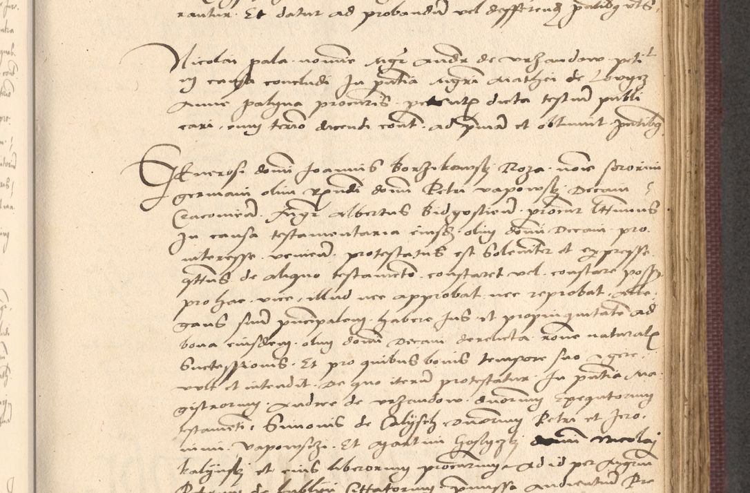 Zdjęcie nr 529 dla obiektu archiwalnego: Acta actorum, obligacionum sententiarumque tam interlocutoriarum quam diffinitivarum coram reverendo domino Thoma Roschnowsky canonico et officiali Cracoviensi generali ad annum Domini 1534, indicione septima, pontificatus sanctissimi in Christo patris domini et domini Clementis pape septimi, anno ipsius undecimo vel alias, ut dicitur vacante sede apostolica feliciter continuantur