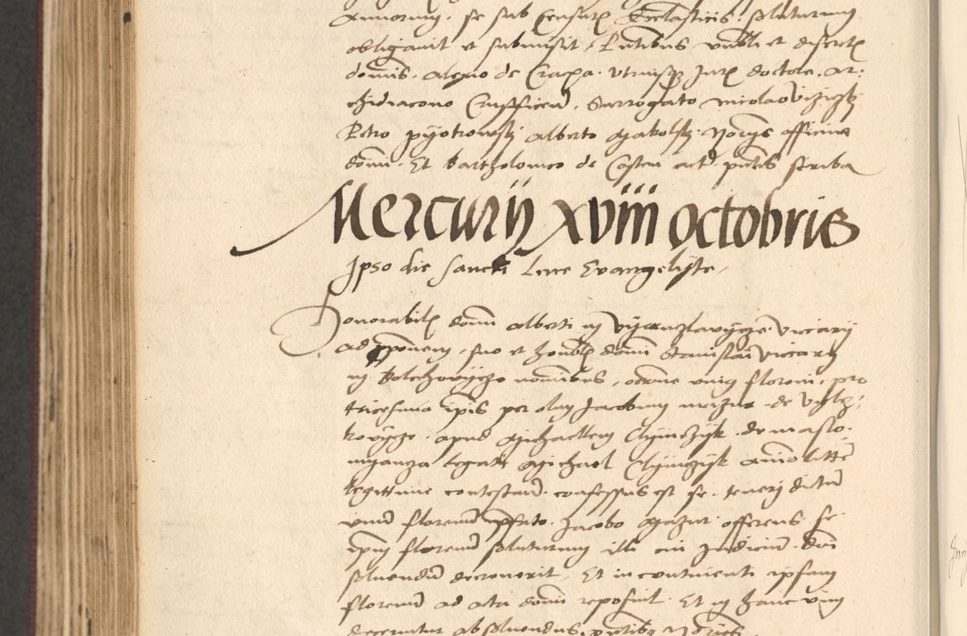 Zdjęcie nr 524 dla obiektu archiwalnego: Acta actorum, obligacionum sententiarumque tam interlocutoriarum quam diffinitivarum coram reverendo domino Thoma Roschnowsky canonico et officiali Cracoviensi generali ad annum Domini 1534, indicione septima, pontificatus sanctissimi in Christo patris domini et domini Clementis pape septimi, anno ipsius undecimo vel alias, ut dicitur vacante sede apostolica feliciter continuantur