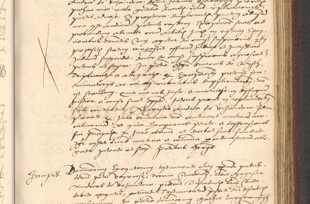 Zdjęcie nr 525 dla obiektu archiwalnego: Acta actorum, obligacionum sententiarumque tam interlocutoriarum quam diffinitivarum coram reverendo domino Thoma Roschnowsky canonico et officiali Cracoviensi generali ad annum Domini 1534, indicione septima, pontificatus sanctissimi in Christo patris domini et domini Clementis pape septimi, anno ipsius undecimo vel alias, ut dicitur vacante sede apostolica feliciter continuantur
