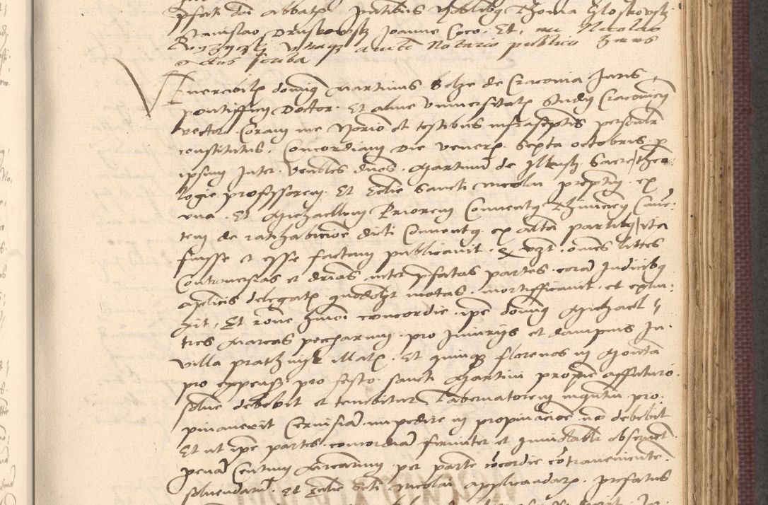 Zdjęcie nr 519 dla obiektu archiwalnego: Acta actorum, obligacionum sententiarumque tam interlocutoriarum quam diffinitivarum coram reverendo domino Thoma Roschnowsky canonico et officiali Cracoviensi generali ad annum Domini 1534, indicione septima, pontificatus sanctissimi in Christo patris domini et domini Clementis pape septimi, anno ipsius undecimo vel alias, ut dicitur vacante sede apostolica feliciter continuantur