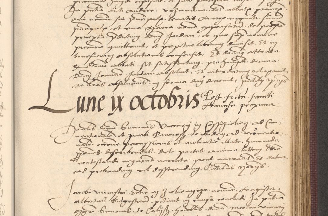 Zdjęcie nr 517 dla obiektu archiwalnego: Acta actorum, obligacionum sententiarumque tam interlocutoriarum quam diffinitivarum coram reverendo domino Thoma Roschnowsky canonico et officiali Cracoviensi generali ad annum Domini 1534, indicione septima, pontificatus sanctissimi in Christo patris domini et domini Clementis pape septimi, anno ipsius undecimo vel alias, ut dicitur vacante sede apostolica feliciter continuantur