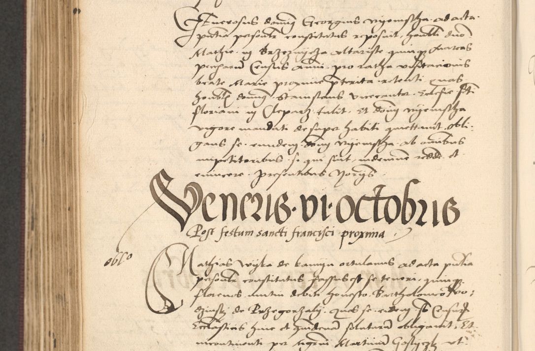 Zdjęcie nr 514 dla obiektu archiwalnego: Acta actorum, obligacionum sententiarumque tam interlocutoriarum quam diffinitivarum coram reverendo domino Thoma Roschnowsky canonico et officiali Cracoviensi generali ad annum Domini 1534, indicione septima, pontificatus sanctissimi in Christo patris domini et domini Clementis pape septimi, anno ipsius undecimo vel alias, ut dicitur vacante sede apostolica feliciter continuantur