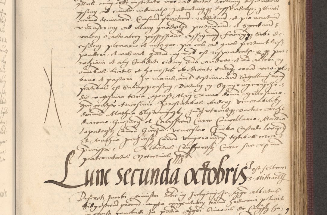 Zdjęcie nr 511 dla obiektu archiwalnego: Acta actorum, obligacionum sententiarumque tam interlocutoriarum quam diffinitivarum coram reverendo domino Thoma Roschnowsky canonico et officiali Cracoviensi generali ad annum Domini 1534, indicione septima, pontificatus sanctissimi in Christo patris domini et domini Clementis pape septimi, anno ipsius undecimo vel alias, ut dicitur vacante sede apostolica feliciter continuantur