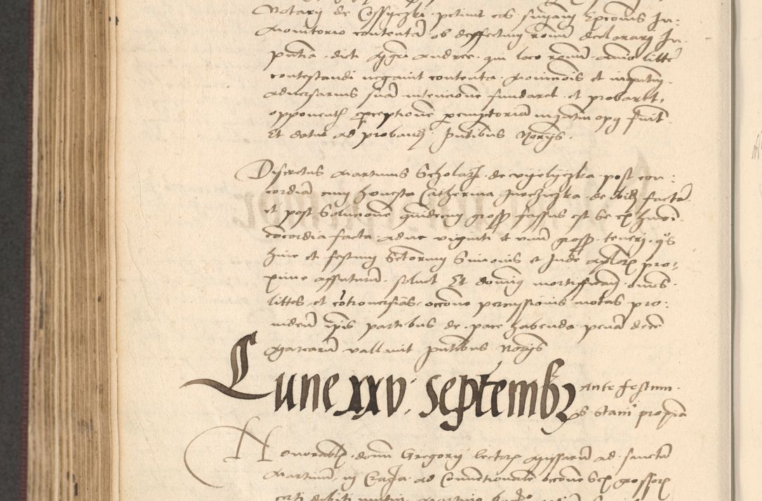 Zdjęcie nr 508 dla obiektu archiwalnego: Acta actorum, obligacionum sententiarumque tam interlocutoriarum quam diffinitivarum coram reverendo domino Thoma Roschnowsky canonico et officiali Cracoviensi generali ad annum Domini 1534, indicione septima, pontificatus sanctissimi in Christo patris domini et domini Clementis pape septimi, anno ipsius undecimo vel alias, ut dicitur vacante sede apostolica feliciter continuantur