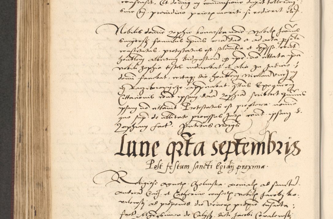 Zdjęcie nr 490 dla obiektu archiwalnego: Acta actorum, obligacionum sententiarumque tam interlocutoriarum quam diffinitivarum coram reverendo domino Thoma Roschnowsky canonico et officiali Cracoviensi generali ad annum Domini 1534, indicione septima, pontificatus sanctissimi in Christo patris domini et domini Clementis pape septimi, anno ipsius undecimo vel alias, ut dicitur vacante sede apostolica feliciter continuantur