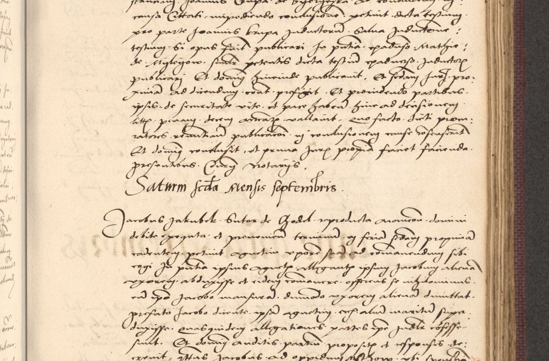 Zdjęcie nr 489 dla obiektu archiwalnego: Acta actorum, obligacionum sententiarumque tam interlocutoriarum quam diffinitivarum coram reverendo domino Thoma Roschnowsky canonico et officiali Cracoviensi generali ad annum Domini 1534, indicione septima, pontificatus sanctissimi in Christo patris domini et domini Clementis pape septimi, anno ipsius undecimo vel alias, ut dicitur vacante sede apostolica feliciter continuantur