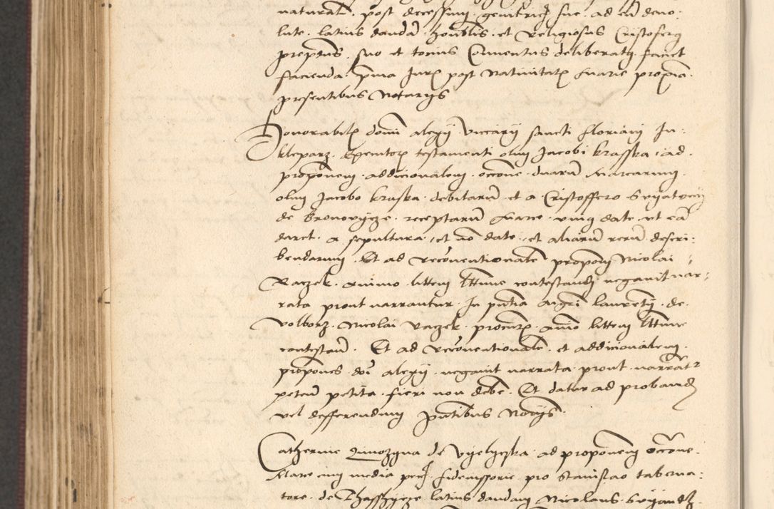Zdjęcie nr 488 dla obiektu archiwalnego: Acta actorum, obligacionum sententiarumque tam interlocutoriarum quam diffinitivarum coram reverendo domino Thoma Roschnowsky canonico et officiali Cracoviensi generali ad annum Domini 1534, indicione septima, pontificatus sanctissimi in Christo patris domini et domini Clementis pape septimi, anno ipsius undecimo vel alias, ut dicitur vacante sede apostolica feliciter continuantur