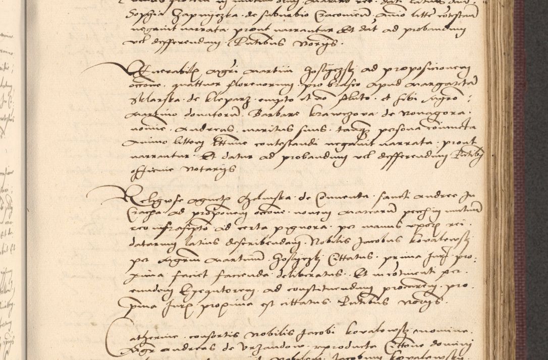 Zdjęcie nr 487 dla obiektu archiwalnego: Acta actorum, obligacionum sententiarumque tam interlocutoriarum quam diffinitivarum coram reverendo domino Thoma Roschnowsky canonico et officiali Cracoviensi generali ad annum Domini 1534, indicione septima, pontificatus sanctissimi in Christo patris domini et domini Clementis pape septimi, anno ipsius undecimo vel alias, ut dicitur vacante sede apostolica feliciter continuantur