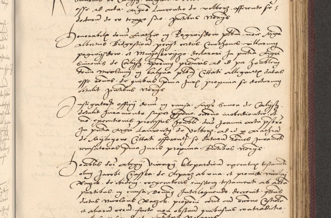 Zdjęcie nr 479 dla obiektu archiwalnego: Acta actorum, obligacionum sententiarumque tam interlocutoriarum quam diffinitivarum coram reverendo domino Thoma Roschnowsky canonico et officiali Cracoviensi generali ad annum Domini 1534, indicione septima, pontificatus sanctissimi in Christo patris domini et domini Clementis pape septimi, anno ipsius undecimo vel alias, ut dicitur vacante sede apostolica feliciter continuantur