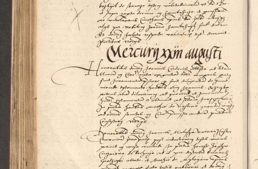 Zdjęcie nr 476 dla obiektu archiwalnego: Acta actorum, obligacionum sententiarumque tam interlocutoriarum quam diffinitivarum coram reverendo domino Thoma Roschnowsky canonico et officiali Cracoviensi generali ad annum Domini 1534, indicione septima, pontificatus sanctissimi in Christo patris domini et domini Clementis pape septimi, anno ipsius undecimo vel alias, ut dicitur vacante sede apostolica feliciter continuantur