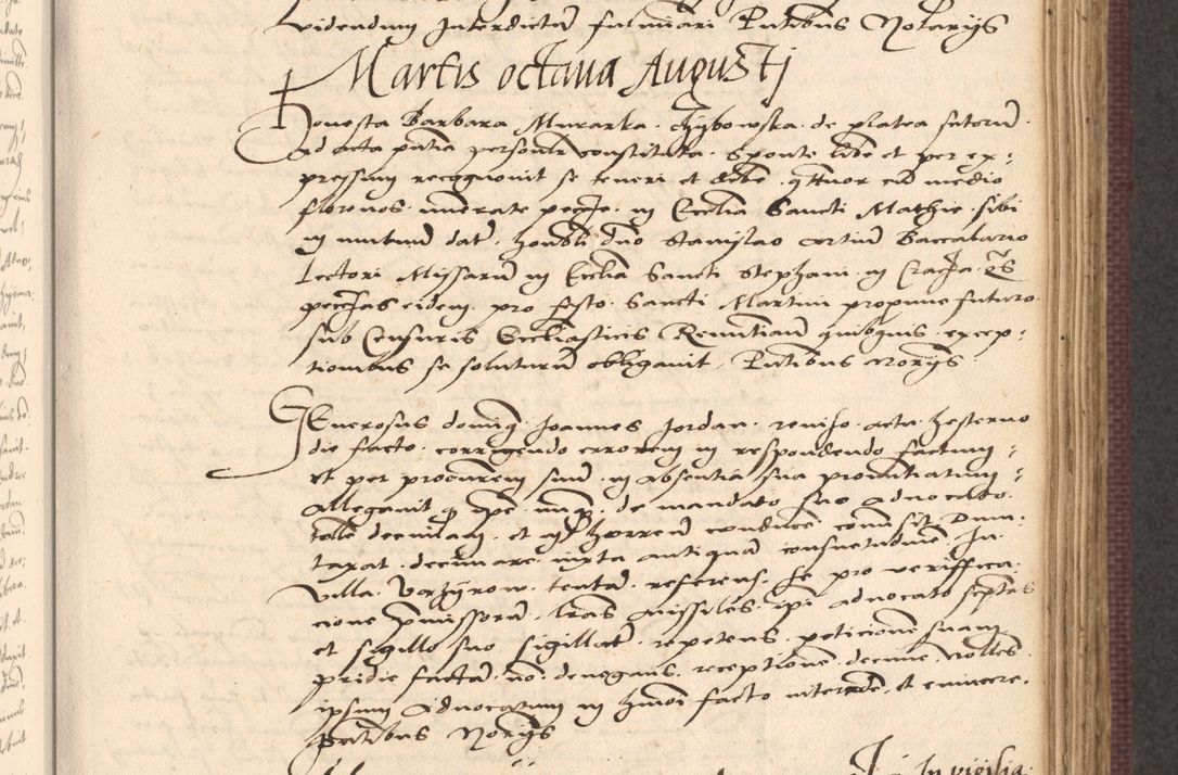 Zdjęcie nr 465 dla obiektu archiwalnego: Acta actorum, obligacionum sententiarumque tam interlocutoriarum quam diffinitivarum coram reverendo domino Thoma Roschnowsky canonico et officiali Cracoviensi generali ad annum Domini 1534, indicione septima, pontificatus sanctissimi in Christo patris domini et domini Clementis pape septimi, anno ipsius undecimo vel alias, ut dicitur vacante sede apostolica feliciter continuantur