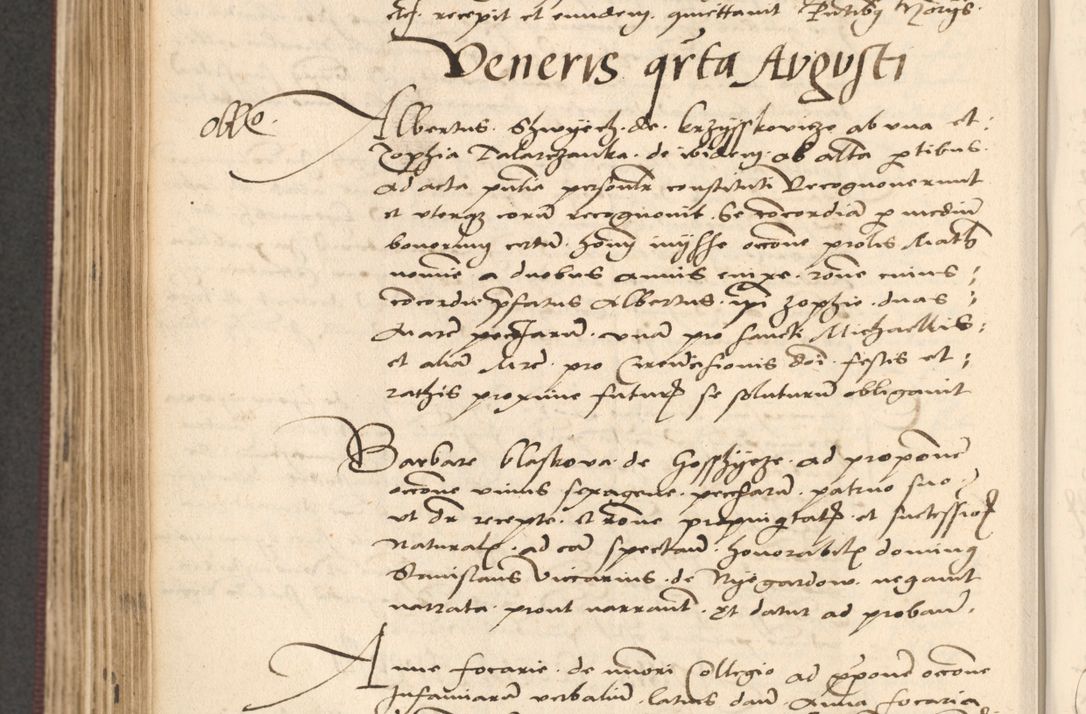 Zdjęcie nr 460 dla obiektu archiwalnego: Acta actorum, obligacionum sententiarumque tam interlocutoriarum quam diffinitivarum coram reverendo domino Thoma Roschnowsky canonico et officiali Cracoviensi generali ad annum Domini 1534, indicione septima, pontificatus sanctissimi in Christo patris domini et domini Clementis pape septimi, anno ipsius undecimo vel alias, ut dicitur vacante sede apostolica feliciter continuantur