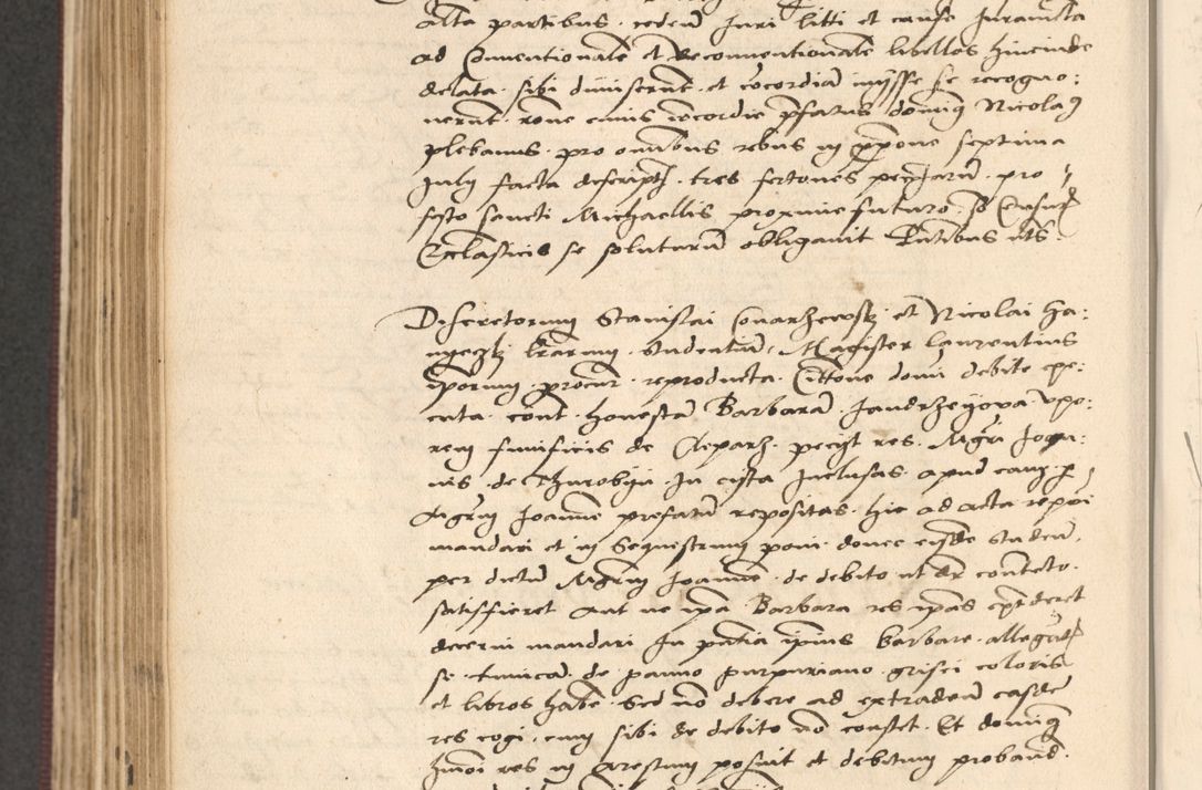 Zdjęcie nr 454 dla obiektu archiwalnego: Acta actorum, obligacionum sententiarumque tam interlocutoriarum quam diffinitivarum coram reverendo domino Thoma Roschnowsky canonico et officiali Cracoviensi generali ad annum Domini 1534, indicione septima, pontificatus sanctissimi in Christo patris domini et domini Clementis pape septimi, anno ipsius undecimo vel alias, ut dicitur vacante sede apostolica feliciter continuantur