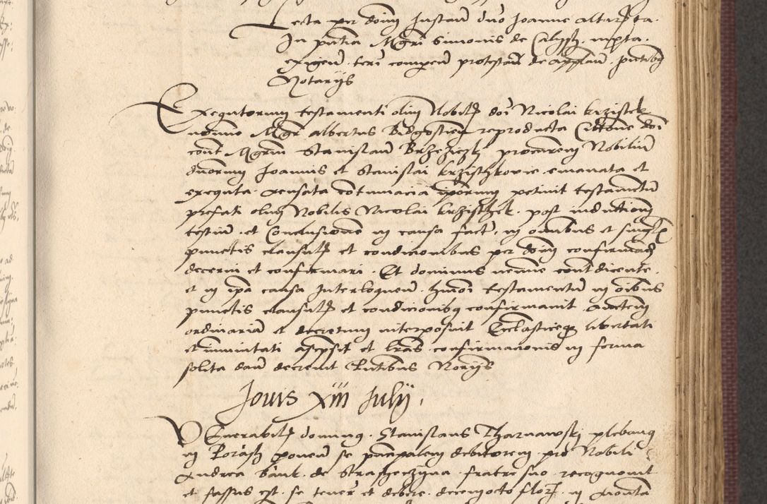 Zdjęcie nr 451 dla obiektu archiwalnego: Acta actorum, obligacionum sententiarumque tam interlocutoriarum quam diffinitivarum coram reverendo domino Thoma Roschnowsky canonico et officiali Cracoviensi generali ad annum Domini 1534, indicione septima, pontificatus sanctissimi in Christo patris domini et domini Clementis pape septimi, anno ipsius undecimo vel alias, ut dicitur vacante sede apostolica feliciter continuantur
