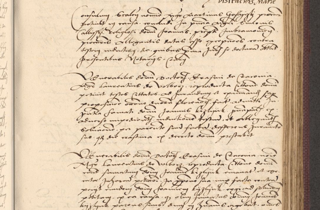 Zdjęcie nr 443 dla obiektu archiwalnego: Acta actorum, obligacionum sententiarumque tam interlocutoriarum quam diffinitivarum coram reverendo domino Thoma Roschnowsky canonico et officiali Cracoviensi generali ad annum Domini 1534, indicione septima, pontificatus sanctissimi in Christo patris domini et domini Clementis pape septimi, anno ipsius undecimo vel alias, ut dicitur vacante sede apostolica feliciter continuantur