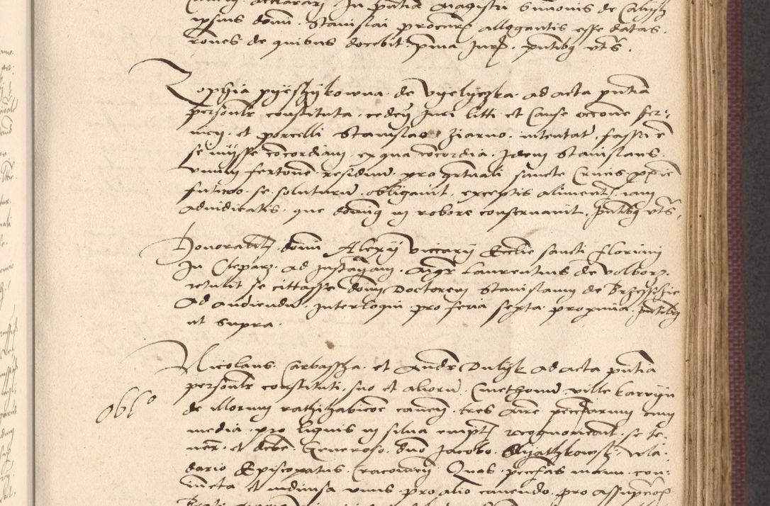 Zdjęcie nr 435 dla obiektu archiwalnego: Acta actorum, obligacionum sententiarumque tam interlocutoriarum quam diffinitivarum coram reverendo domino Thoma Roschnowsky canonico et officiali Cracoviensi generali ad annum Domini 1534, indicione septima, pontificatus sanctissimi in Christo patris domini et domini Clementis pape septimi, anno ipsius undecimo vel alias, ut dicitur vacante sede apostolica feliciter continuantur