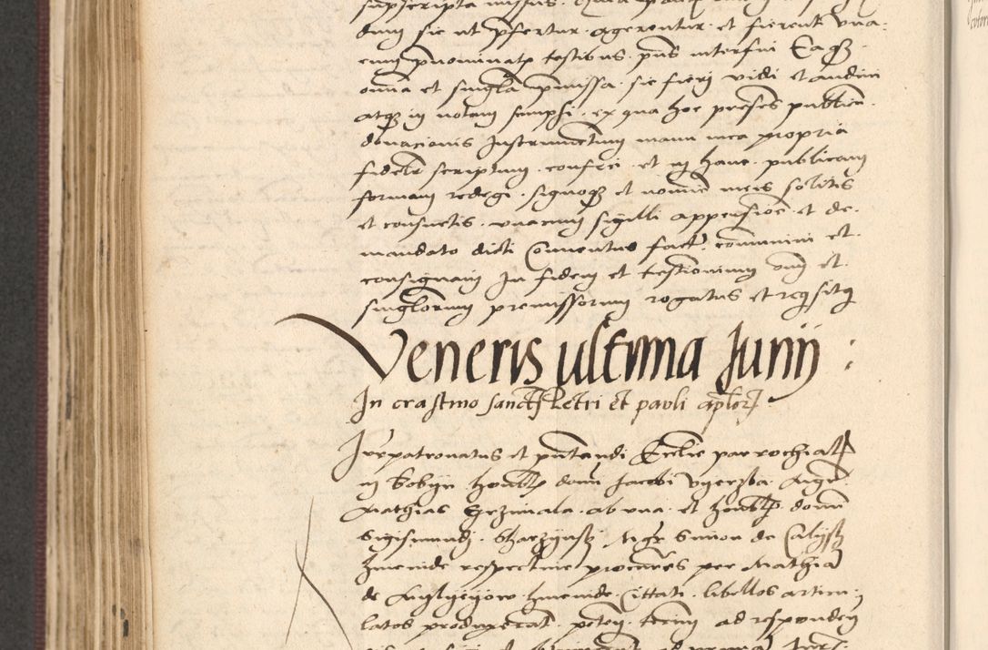 Zdjęcie nr 428 dla obiektu archiwalnego: Acta actorum, obligacionum sententiarumque tam interlocutoriarum quam diffinitivarum coram reverendo domino Thoma Roschnowsky canonico et officiali Cracoviensi generali ad annum Domini 1534, indicione septima, pontificatus sanctissimi in Christo patris domini et domini Clementis pape septimi, anno ipsius undecimo vel alias, ut dicitur vacante sede apostolica feliciter continuantur