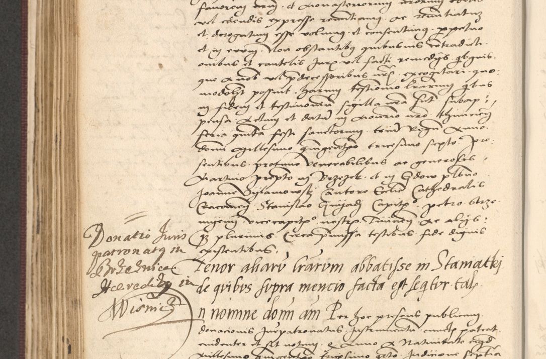 Zdjęcie nr 426 dla obiektu archiwalnego: Acta actorum, obligacionum sententiarumque tam interlocutoriarum quam diffinitivarum coram reverendo domino Thoma Roschnowsky canonico et officiali Cracoviensi generali ad annum Domini 1534, indicione septima, pontificatus sanctissimi in Christo patris domini et domini Clementis pape septimi, anno ipsius undecimo vel alias, ut dicitur vacante sede apostolica feliciter continuantur