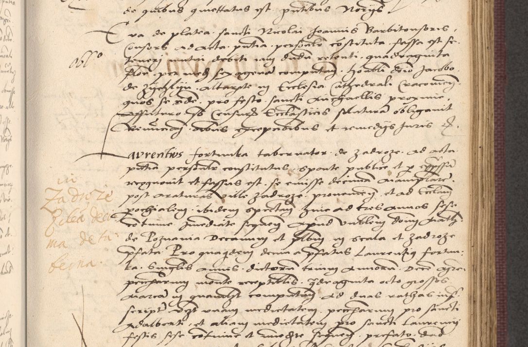 Zdjęcie nr 421 dla obiektu archiwalnego: Acta actorum, obligacionum sententiarumque tam interlocutoriarum quam diffinitivarum coram reverendo domino Thoma Roschnowsky canonico et officiali Cracoviensi generali ad annum Domini 1534, indicione septima, pontificatus sanctissimi in Christo patris domini et domini Clementis pape septimi, anno ipsius undecimo vel alias, ut dicitur vacante sede apostolica feliciter continuantur