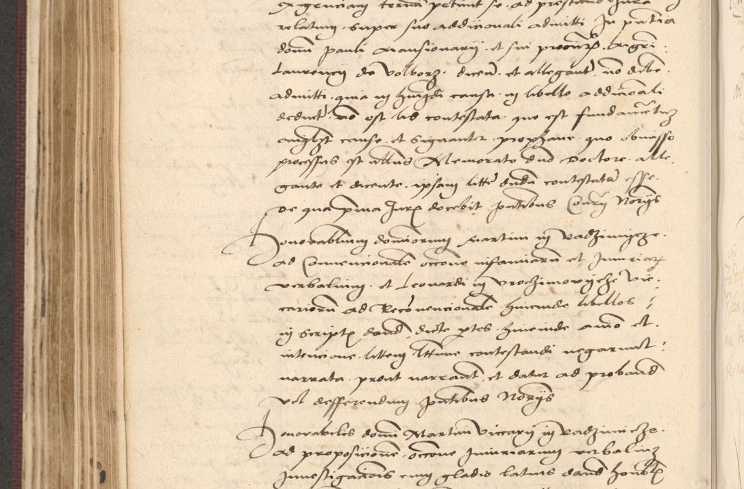 Zdjęcie nr 420 dla obiektu archiwalnego: Acta actorum, obligacionum sententiarumque tam interlocutoriarum quam diffinitivarum coram reverendo domino Thoma Roschnowsky canonico et officiali Cracoviensi generali ad annum Domini 1534, indicione septima, pontificatus sanctissimi in Christo patris domini et domini Clementis pape septimi, anno ipsius undecimo vel alias, ut dicitur vacante sede apostolica feliciter continuantur