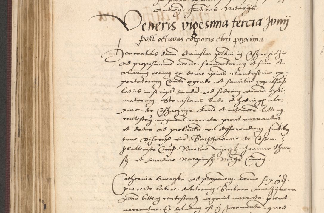Zdjęcie nr 418 dla obiektu archiwalnego: Acta actorum, obligacionum sententiarumque tam interlocutoriarum quam diffinitivarum coram reverendo domino Thoma Roschnowsky canonico et officiali Cracoviensi generali ad annum Domini 1534, indicione septima, pontificatus sanctissimi in Christo patris domini et domini Clementis pape septimi, anno ipsius undecimo vel alias, ut dicitur vacante sede apostolica feliciter continuantur