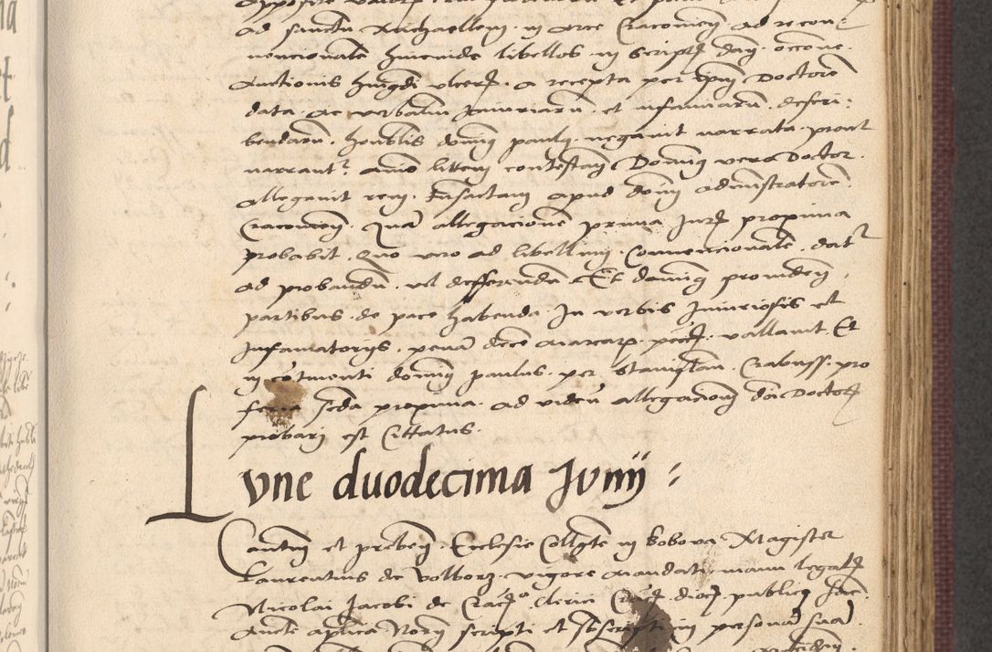 Zdjęcie nr 409 dla obiektu archiwalnego: Acta actorum, obligacionum sententiarumque tam interlocutoriarum quam diffinitivarum coram reverendo domino Thoma Roschnowsky canonico et officiali Cracoviensi generali ad annum Domini 1534, indicione septima, pontificatus sanctissimi in Christo patris domini et domini Clementis pape septimi, anno ipsius undecimo vel alias, ut dicitur vacante sede apostolica feliciter continuantur