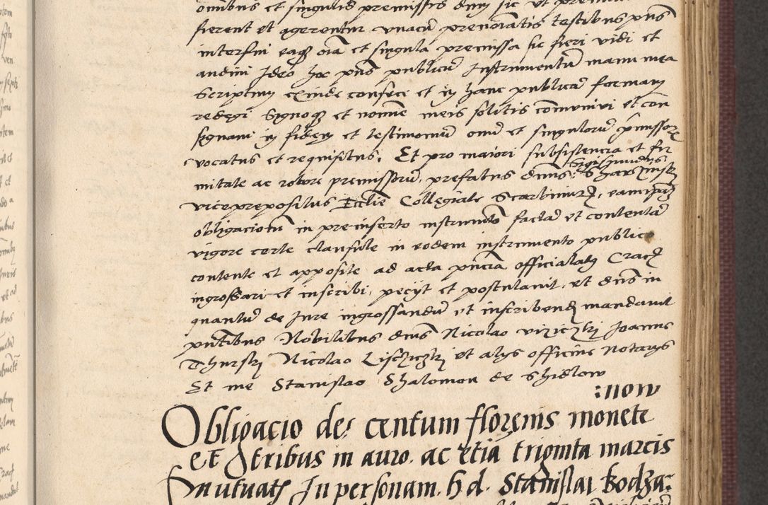 Zdjęcie nr 405 dla obiektu archiwalnego: Acta actorum, obligacionum sententiarumque tam interlocutoriarum quam diffinitivarum coram reverendo domino Thoma Roschnowsky canonico et officiali Cracoviensi generali ad annum Domini 1534, indicione septima, pontificatus sanctissimi in Christo patris domini et domini Clementis pape septimi, anno ipsius undecimo vel alias, ut dicitur vacante sede apostolica feliciter continuantur