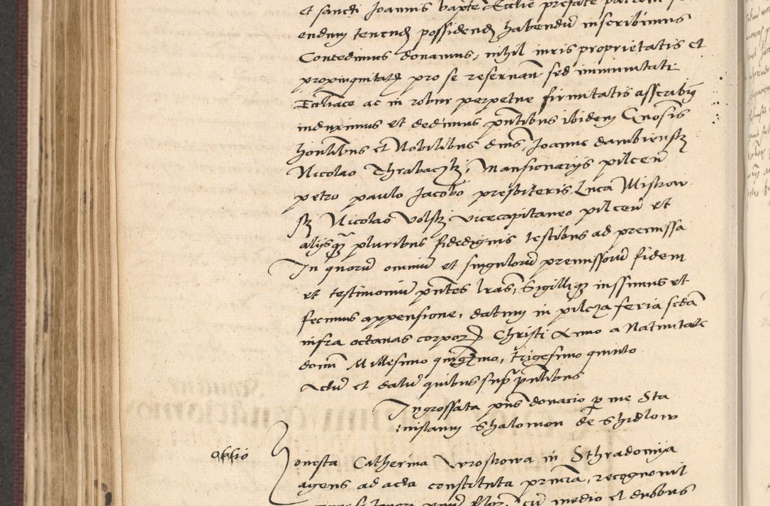Zdjęcie nr 402 dla obiektu archiwalnego: Acta actorum, obligacionum sententiarumque tam interlocutoriarum quam diffinitivarum coram reverendo domino Thoma Roschnowsky canonico et officiali Cracoviensi generali ad annum Domini 1534, indicione septima, pontificatus sanctissimi in Christo patris domini et domini Clementis pape septimi, anno ipsius undecimo vel alias, ut dicitur vacante sede apostolica feliciter continuantur