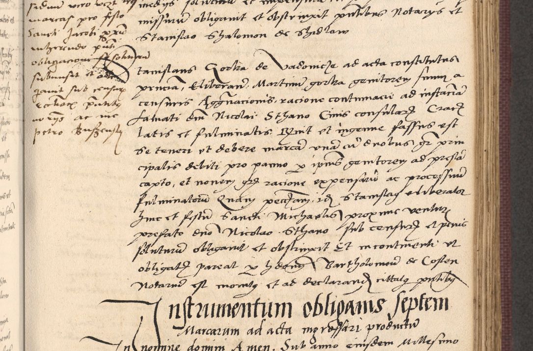 Zdjęcie nr 403 dla obiektu archiwalnego: Acta actorum, obligacionum sententiarumque tam interlocutoriarum quam diffinitivarum coram reverendo domino Thoma Roschnowsky canonico et officiali Cracoviensi generali ad annum Domini 1534, indicione septima, pontificatus sanctissimi in Christo patris domini et domini Clementis pape septimi, anno ipsius undecimo vel alias, ut dicitur vacante sede apostolica feliciter continuantur