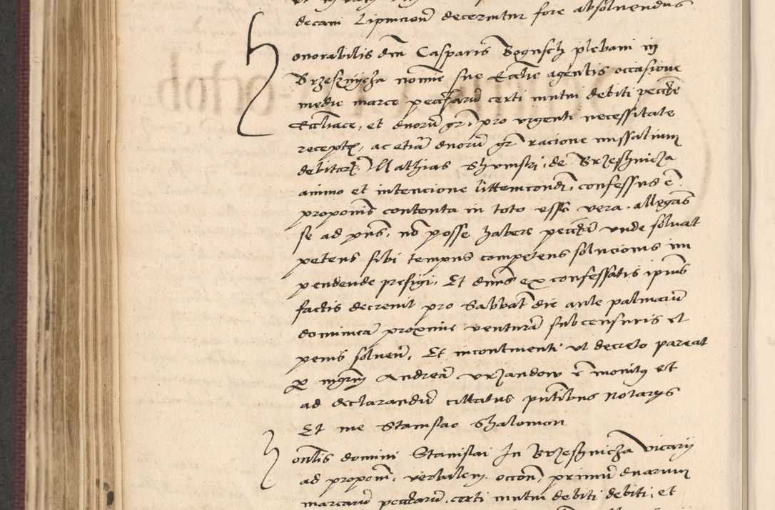 Zdjęcie nr 398 dla obiektu archiwalnego: Acta actorum, obligacionum sententiarumque tam interlocutoriarum quam diffinitivarum coram reverendo domino Thoma Roschnowsky canonico et officiali Cracoviensi generali ad annum Domini 1534, indicione septima, pontificatus sanctissimi in Christo patris domini et domini Clementis pape septimi, anno ipsius undecimo vel alias, ut dicitur vacante sede apostolica feliciter continuantur