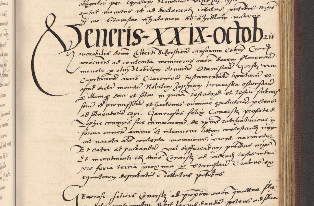 Zdjęcie nr 397 dla obiektu archiwalnego: Acta actorum, obligacionum sententiarumque tam interlocutoriarum quam diffinitivarum coram reverendo domino Thoma Roschnowsky canonico et officiali Cracoviensi generali ad annum Domini 1534, indicione septima, pontificatus sanctissimi in Christo patris domini et domini Clementis pape septimi, anno ipsius undecimo vel alias, ut dicitur vacante sede apostolica feliciter continuantur