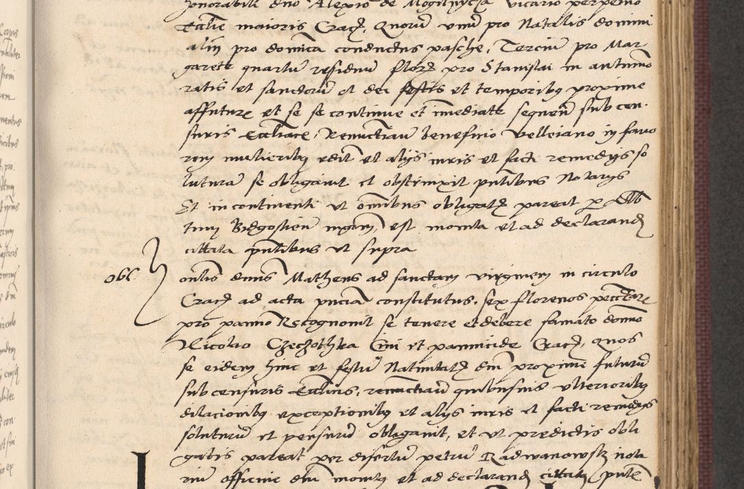 Zdjęcie nr 389 dla obiektu archiwalnego: Acta actorum, obligacionum sententiarumque tam interlocutoriarum quam diffinitivarum coram reverendo domino Thoma Roschnowsky canonico et officiali Cracoviensi generali ad annum Domini 1534, indicione septima, pontificatus sanctissimi in Christo patris domini et domini Clementis pape septimi, anno ipsius undecimo vel alias, ut dicitur vacante sede apostolica feliciter continuantur