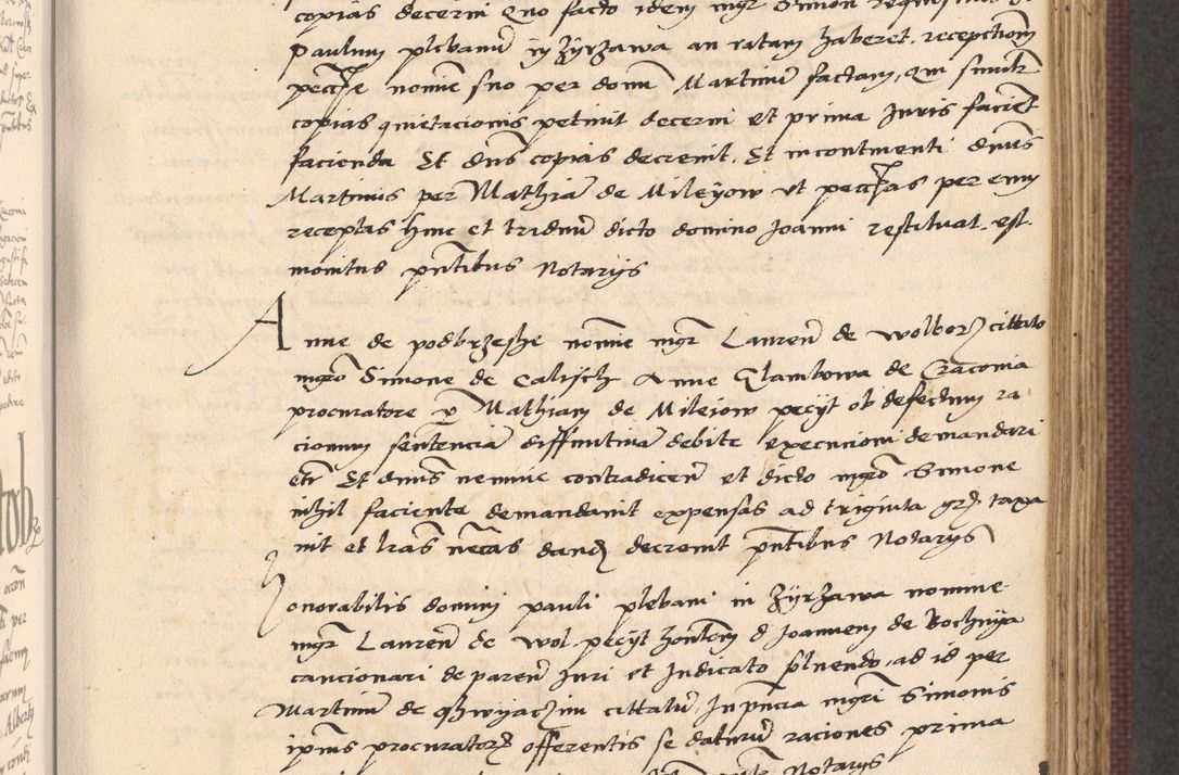 Zdjęcie nr 387 dla obiektu archiwalnego: Acta actorum, obligacionum sententiarumque tam interlocutoriarum quam diffinitivarum coram reverendo domino Thoma Roschnowsky canonico et officiali Cracoviensi generali ad annum Domini 1534, indicione septima, pontificatus sanctissimi in Christo patris domini et domini Clementis pape septimi, anno ipsius undecimo vel alias, ut dicitur vacante sede apostolica feliciter continuantur