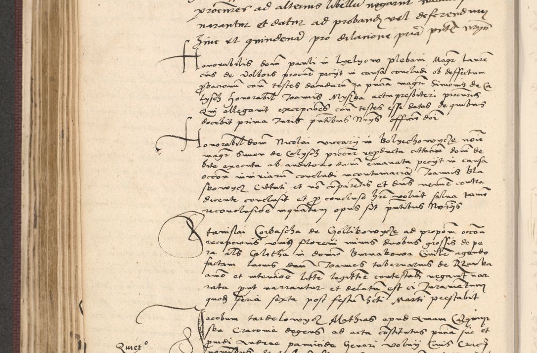 Zdjęcie nr 384 dla obiektu archiwalnego: Acta actorum, obligacionum sententiarumque tam interlocutoriarum quam diffinitivarum coram reverendo domino Thoma Roschnowsky canonico et officiali Cracoviensi generali ad annum Domini 1534, indicione septima, pontificatus sanctissimi in Christo patris domini et domini Clementis pape septimi, anno ipsius undecimo vel alias, ut dicitur vacante sede apostolica feliciter continuantur
