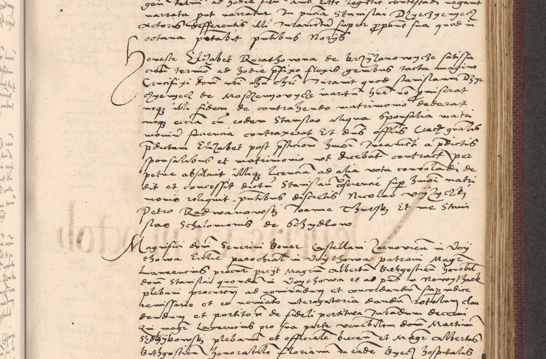 Zdjęcie nr 385 dla obiektu archiwalnego: Acta actorum, obligacionum sententiarumque tam interlocutoriarum quam diffinitivarum coram reverendo domino Thoma Roschnowsky canonico et officiali Cracoviensi generali ad annum Domini 1534, indicione septima, pontificatus sanctissimi in Christo patris domini et domini Clementis pape septimi, anno ipsius undecimo vel alias, ut dicitur vacante sede apostolica feliciter continuantur