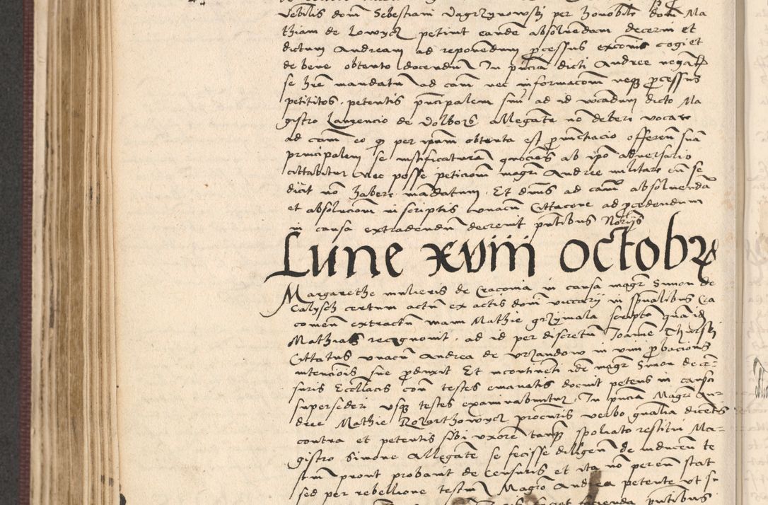 Zdjęcie nr 380 dla obiektu archiwalnego: Acta actorum, obligacionum sententiarumque tam interlocutoriarum quam diffinitivarum coram reverendo domino Thoma Roschnowsky canonico et officiali Cracoviensi generali ad annum Domini 1534, indicione septima, pontificatus sanctissimi in Christo patris domini et domini Clementis pape septimi, anno ipsius undecimo vel alias, ut dicitur vacante sede apostolica feliciter continuantur