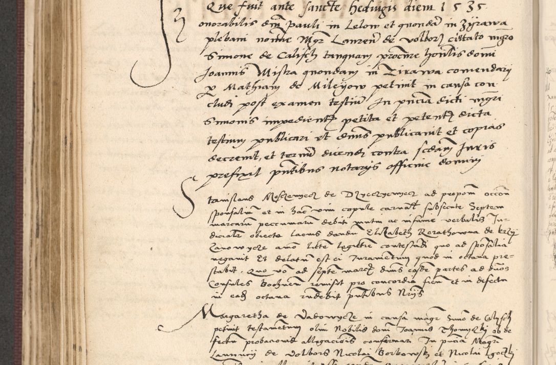 Zdjęcie nr 378 dla obiektu archiwalnego: Acta actorum, obligacionum sententiarumque tam interlocutoriarum quam diffinitivarum coram reverendo domino Thoma Roschnowsky canonico et officiali Cracoviensi generali ad annum Domini 1534, indicione septima, pontificatus sanctissimi in Christo patris domini et domini Clementis pape septimi, anno ipsius undecimo vel alias, ut dicitur vacante sede apostolica feliciter continuantur