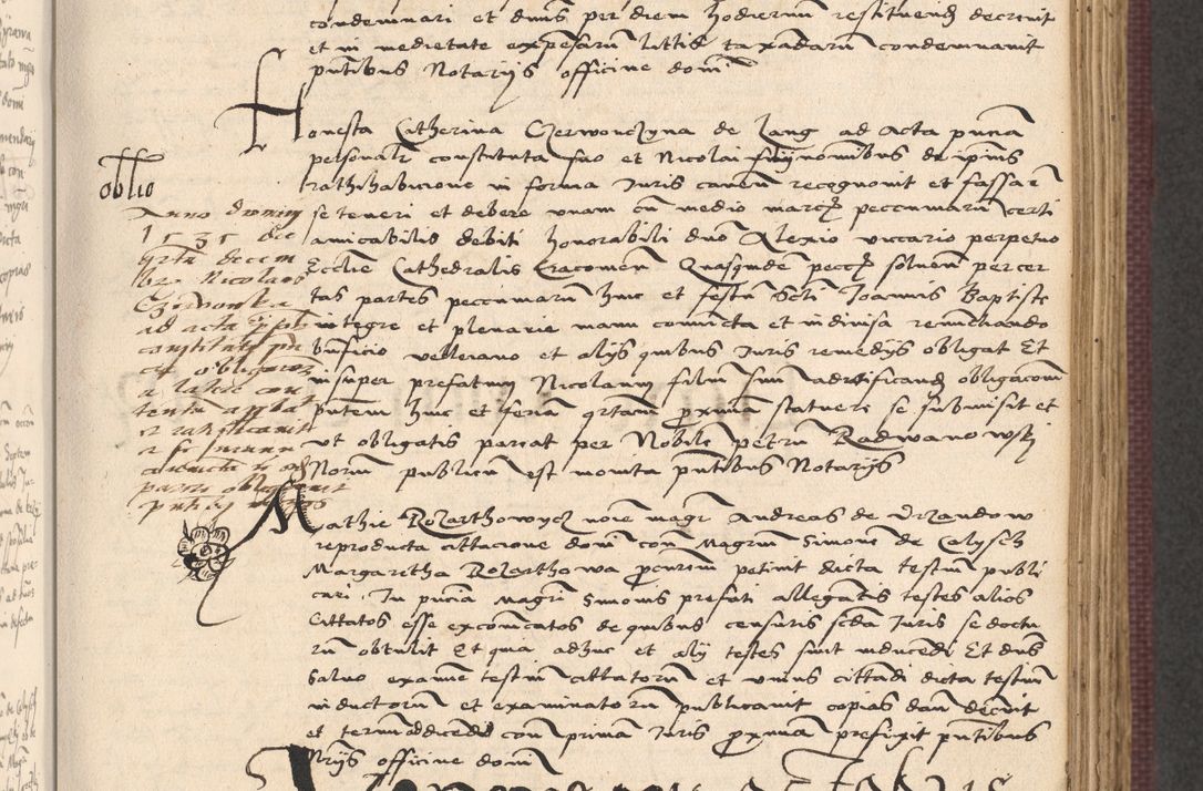 Zdjęcie nr 379 dla obiektu archiwalnego: Acta actorum, obligacionum sententiarumque tam interlocutoriarum quam diffinitivarum coram reverendo domino Thoma Roschnowsky canonico et officiali Cracoviensi generali ad annum Domini 1534, indicione septima, pontificatus sanctissimi in Christo patris domini et domini Clementis pape septimi, anno ipsius undecimo vel alias, ut dicitur vacante sede apostolica feliciter continuantur