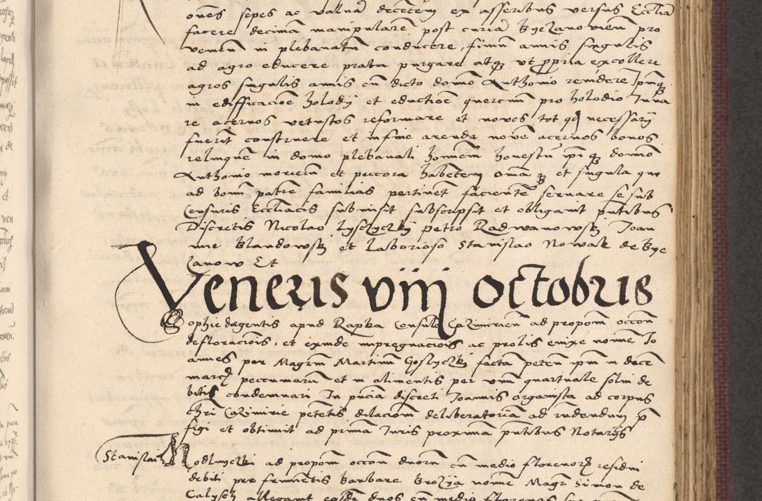 Zdjęcie nr 375 dla obiektu archiwalnego: Acta actorum, obligacionum sententiarumque tam interlocutoriarum quam diffinitivarum coram reverendo domino Thoma Roschnowsky canonico et officiali Cracoviensi generali ad annum Domini 1534, indicione septima, pontificatus sanctissimi in Christo patris domini et domini Clementis pape septimi, anno ipsius undecimo vel alias, ut dicitur vacante sede apostolica feliciter continuantur