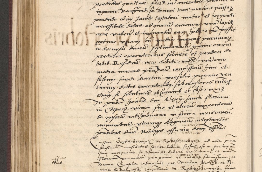 Zdjęcie nr 374 dla obiektu archiwalnego: Acta actorum, obligacionum sententiarumque tam interlocutoriarum quam diffinitivarum coram reverendo domino Thoma Roschnowsky canonico et officiali Cracoviensi generali ad annum Domini 1534, indicione septima, pontificatus sanctissimi in Christo patris domini et domini Clementis pape septimi, anno ipsius undecimo vel alias, ut dicitur vacante sede apostolica feliciter continuantur