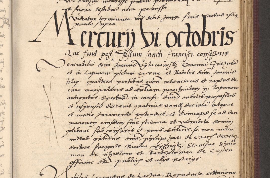 Zdjęcie nr 373 dla obiektu archiwalnego: Acta actorum, obligacionum sententiarumque tam interlocutoriarum quam diffinitivarum coram reverendo domino Thoma Roschnowsky canonico et officiali Cracoviensi generali ad annum Domini 1534, indicione septima, pontificatus sanctissimi in Christo patris domini et domini Clementis pape septimi, anno ipsius undecimo vel alias, ut dicitur vacante sede apostolica feliciter continuantur