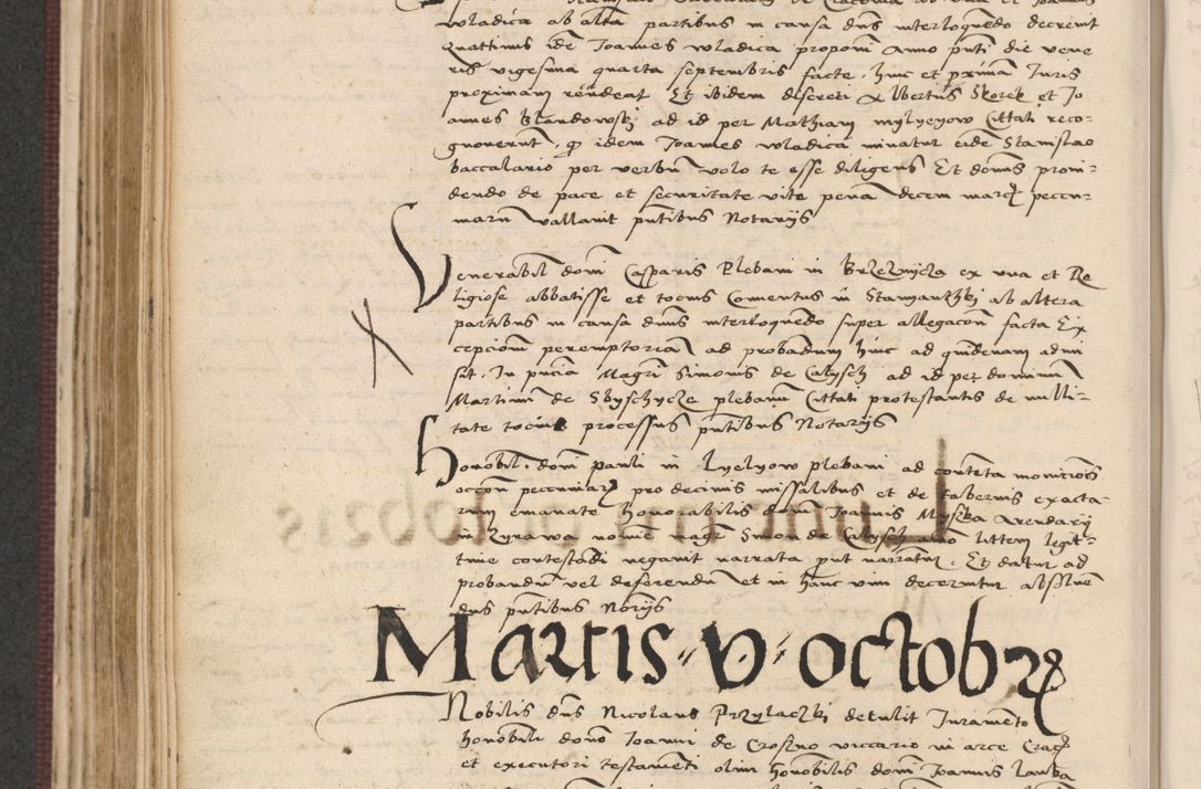 Zdjęcie nr 368 dla obiektu archiwalnego: Acta actorum, obligacionum sententiarumque tam interlocutoriarum quam diffinitivarum coram reverendo domino Thoma Roschnowsky canonico et officiali Cracoviensi generali ad annum Domini 1534, indicione septima, pontificatus sanctissimi in Christo patris domini et domini Clementis pape septimi, anno ipsius undecimo vel alias, ut dicitur vacante sede apostolica feliciter continuantur