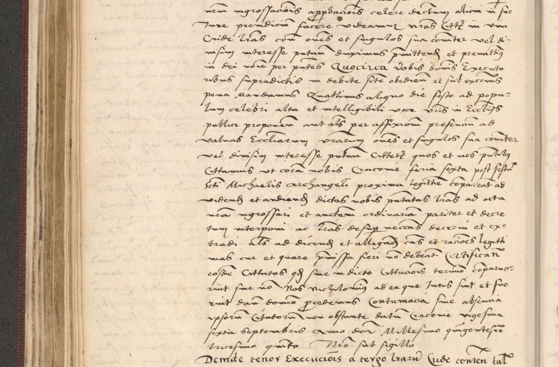 Zdjęcie nr 366 dla obiektu archiwalnego: Acta actorum, obligacionum sententiarumque tam interlocutoriarum quam diffinitivarum coram reverendo domino Thoma Roschnowsky canonico et officiali Cracoviensi generali ad annum Domini 1534, indicione septima, pontificatus sanctissimi in Christo patris domini et domini Clementis pape septimi, anno ipsius undecimo vel alias, ut dicitur vacante sede apostolica feliciter continuantur