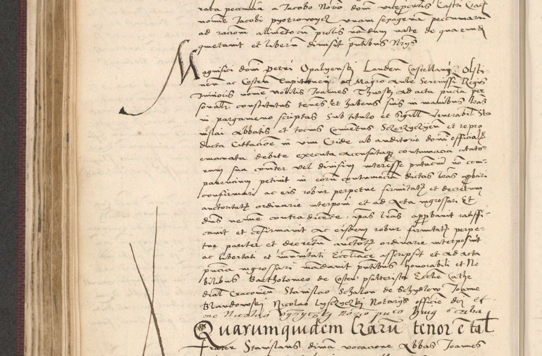 Zdjęcie nr 364 dla obiektu archiwalnego: Acta actorum, obligacionum sententiarumque tam interlocutoriarum quam diffinitivarum coram reverendo domino Thoma Roschnowsky canonico et officiali Cracoviensi generali ad annum Domini 1534, indicione septima, pontificatus sanctissimi in Christo patris domini et domini Clementis pape septimi, anno ipsius undecimo vel alias, ut dicitur vacante sede apostolica feliciter continuantur