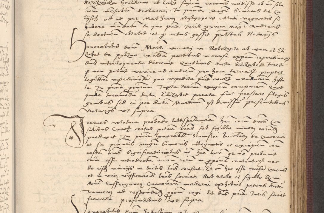 Zdjęcie nr 363 dla obiektu archiwalnego: Acta actorum, obligacionum sententiarumque tam interlocutoriarum quam diffinitivarum coram reverendo domino Thoma Roschnowsky canonico et officiali Cracoviensi generali ad annum Domini 1534, indicione septima, pontificatus sanctissimi in Christo patris domini et domini Clementis pape septimi, anno ipsius undecimo vel alias, ut dicitur vacante sede apostolica feliciter continuantur