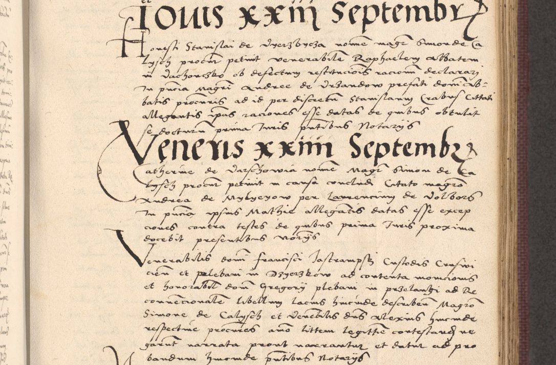 Zdjęcie nr 357 dla obiektu archiwalnego: Acta actorum, obligacionum sententiarumque tam interlocutoriarum quam diffinitivarum coram reverendo domino Thoma Roschnowsky canonico et officiali Cracoviensi generali ad annum Domini 1534, indicione septima, pontificatus sanctissimi in Christo patris domini et domini Clementis pape septimi, anno ipsius undecimo vel alias, ut dicitur vacante sede apostolica feliciter continuantur