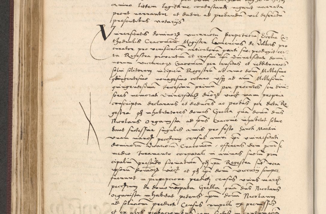 Zdjęcie nr 356 dla obiektu archiwalnego: Acta actorum, obligacionum sententiarumque tam interlocutoriarum quam diffinitivarum coram reverendo domino Thoma Roschnowsky canonico et officiali Cracoviensi generali ad annum Domini 1534, indicione septima, pontificatus sanctissimi in Christo patris domini et domini Clementis pape septimi, anno ipsius undecimo vel alias, ut dicitur vacante sede apostolica feliciter continuantur