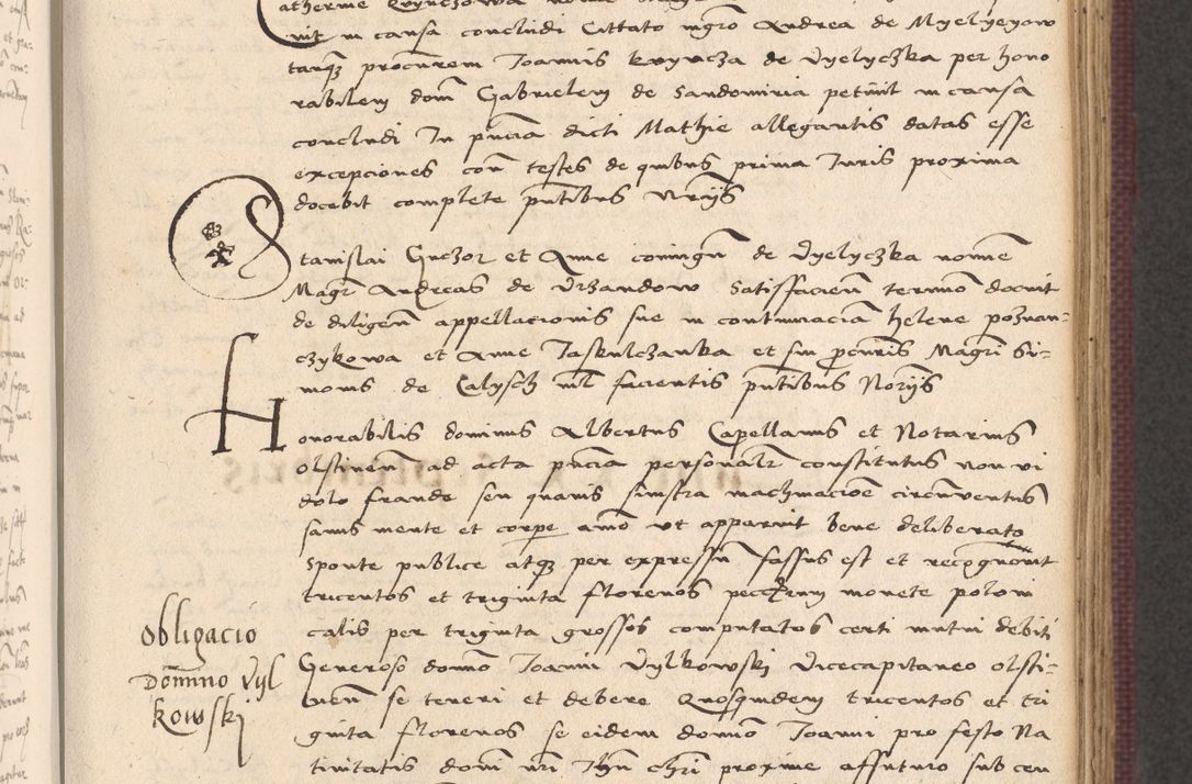 Zdjęcie nr 353 dla obiektu archiwalnego: Acta actorum, obligacionum sententiarumque tam interlocutoriarum quam diffinitivarum coram reverendo domino Thoma Roschnowsky canonico et officiali Cracoviensi generali ad annum Domini 1534, indicione septima, pontificatus sanctissimi in Christo patris domini et domini Clementis pape septimi, anno ipsius undecimo vel alias, ut dicitur vacante sede apostolica feliciter continuantur